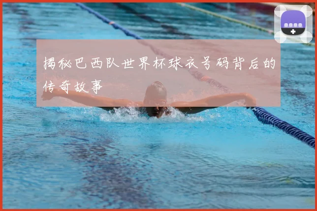 揭秘巴西队世界杯球衣号码背后的传奇故事