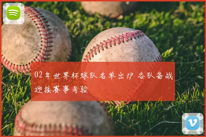 02年世界杯球队名单出炉 各队备战迎接赛事考验