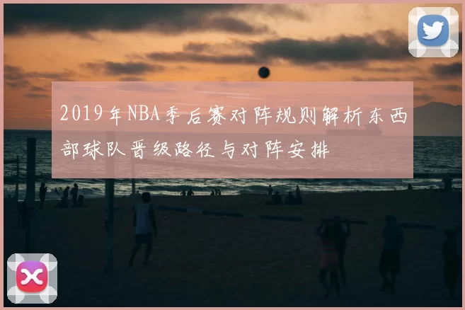 2019年NBA季后赛对阵规则解析东西部球队晋级路径与对阵安排